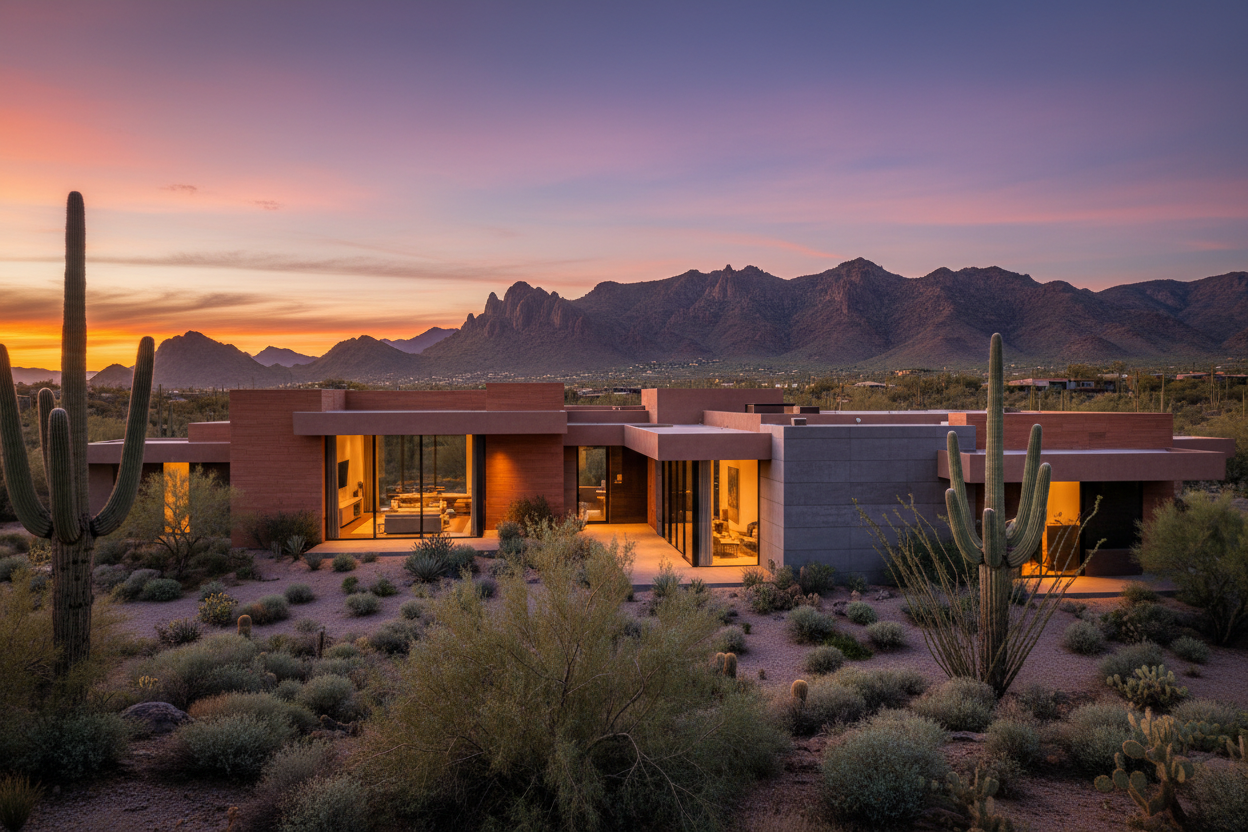 Modern desert estate in Scottsdale, Arizona