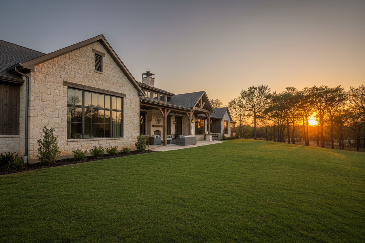 Contemporary luxury estate in the Texas Hill Country